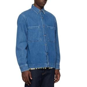 New Schnayderman's Blue Workwear Denim Jacket Sz M